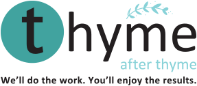 Thyme After Thyme — Digital Attraction site management and web design client
